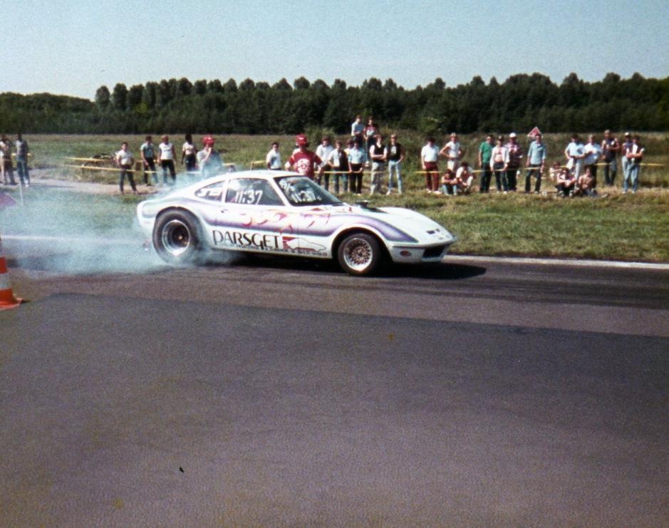 This was the last run Tony would make in the Opel, he had worked on the trans to make it shift faster. He had a dial in of 11.37 but the car would run it's fastest ever run on its last run a 11.31et, what a great ending to five years of racing and a 1DVD Championship in 1982 and runner up the next two seasons.