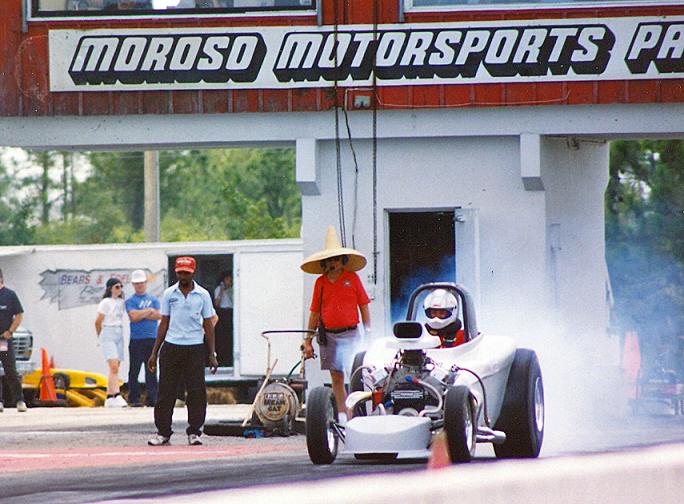 1993 April  Moroso Park Tony's first race with the rebuilt car which was a div 2 event where he ran Super comp.